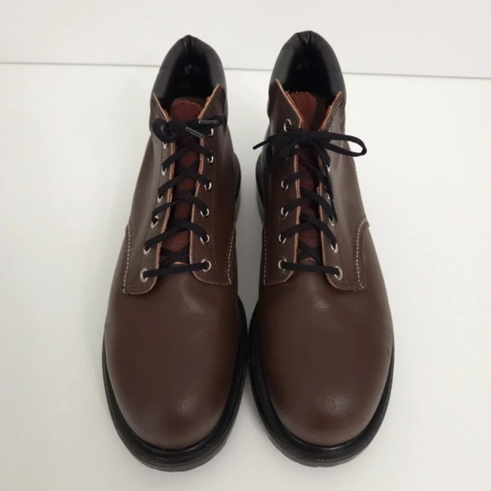 Red Wing Steel Toe‎ Brown Black SuperSole 8212 Safety Work Boots- Men's 11